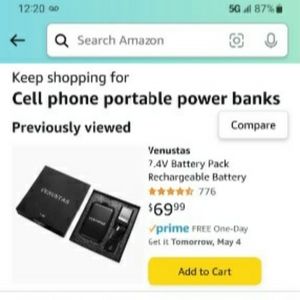 Cellphone portable power bank